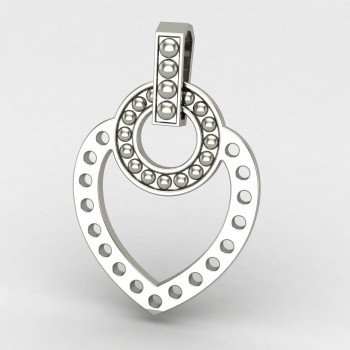 Heart Pendant Silver